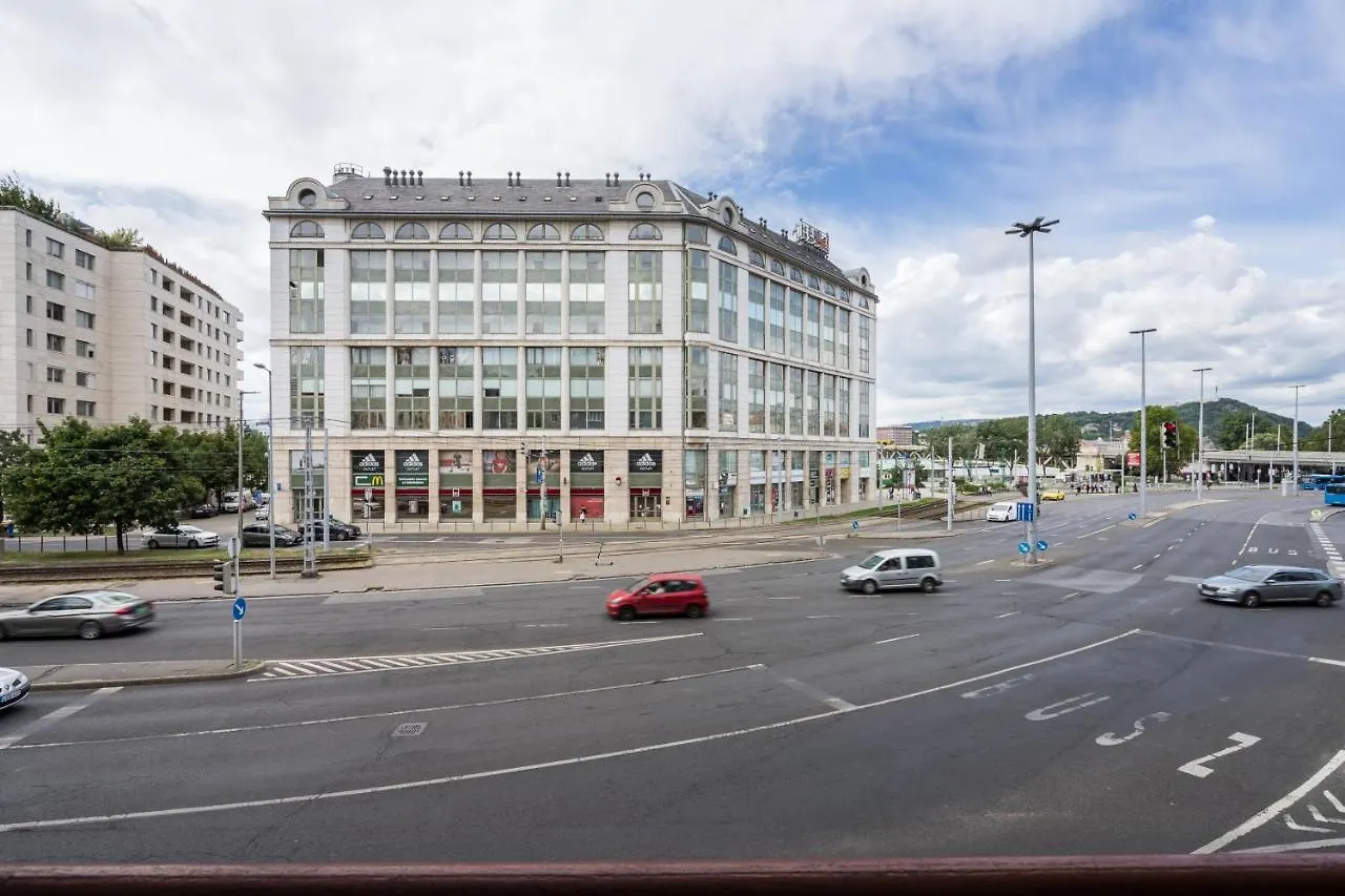Lägenhet Bpr Ethereal Panoramic Suite With A/C & Balcony Budapest